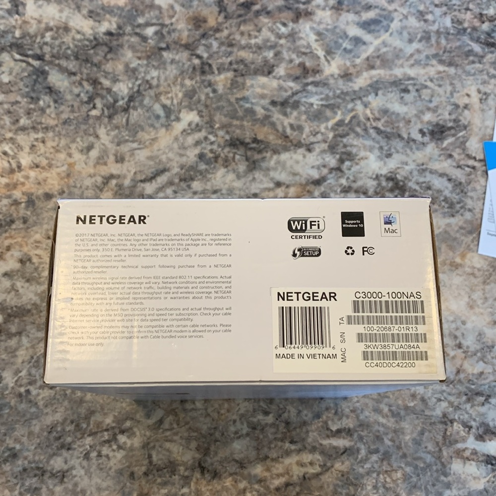 NETGEAR N300 WiFi Cable Modem Router - Picture 11 of 11
